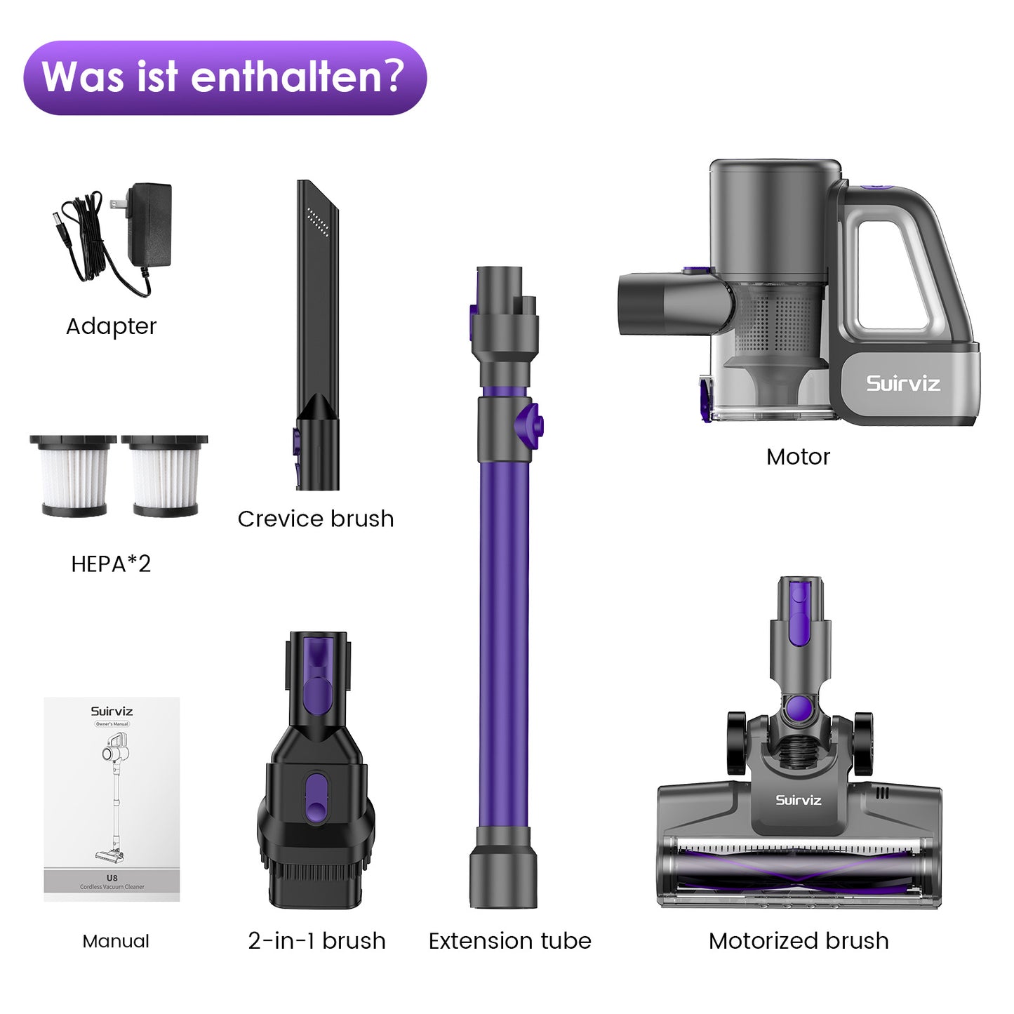 U8 Cordless Vacuum Cleaner