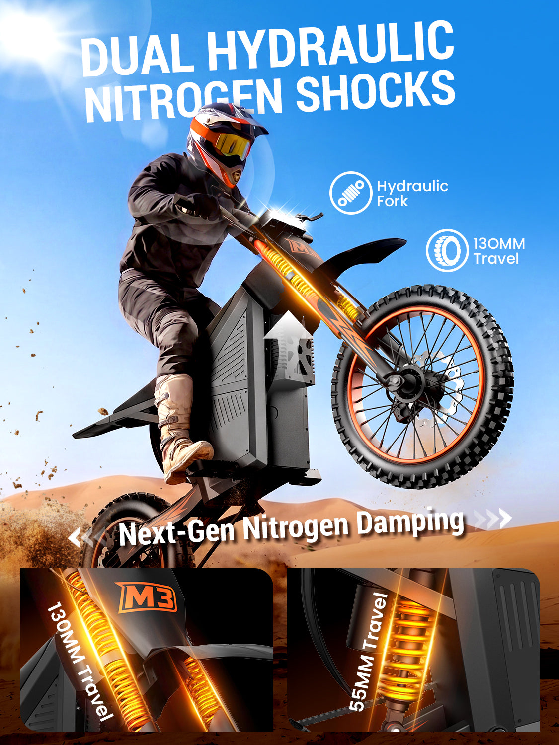 Electric Dirt Bike for Teens & Adults