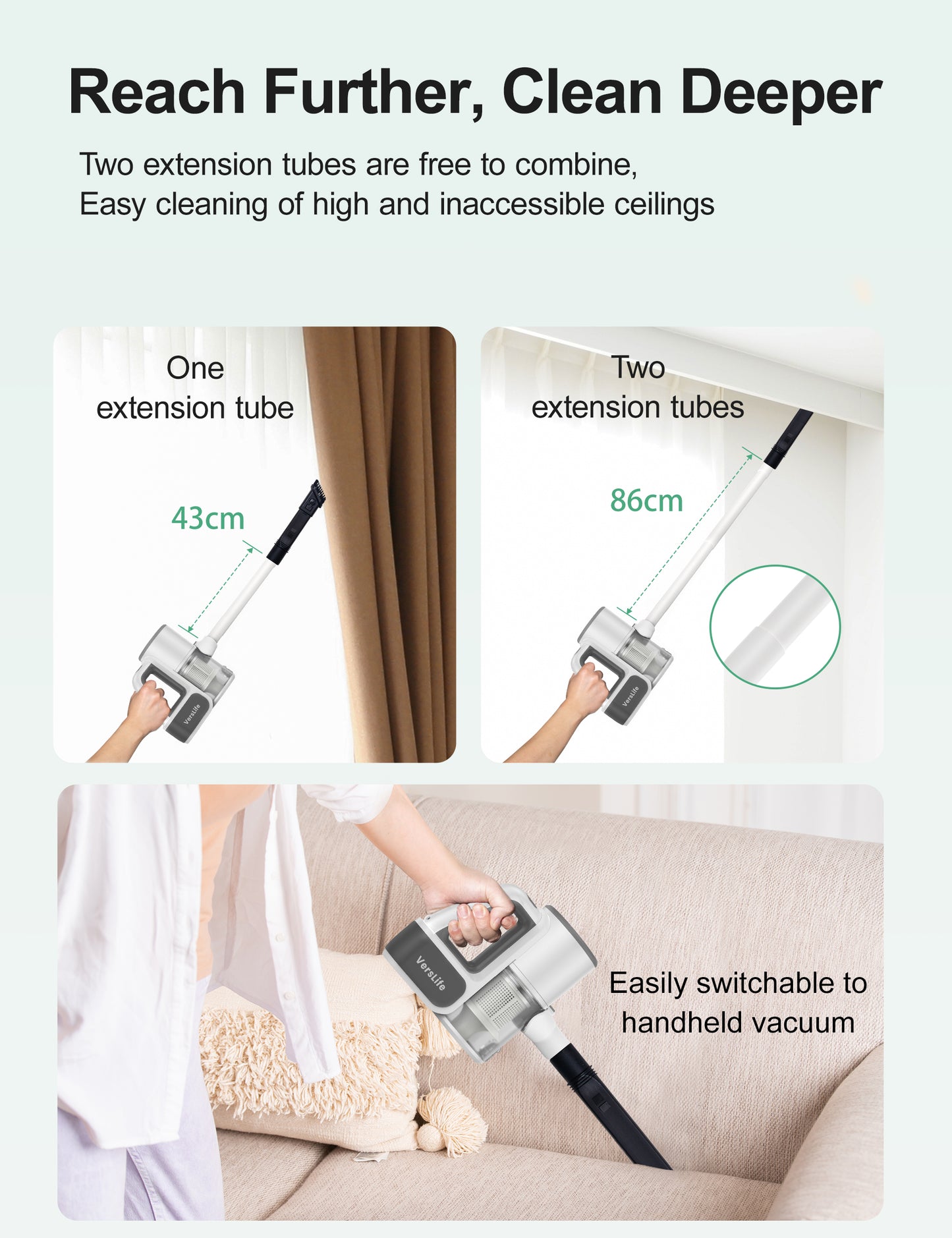 VersLife S6 Cordless Vacuum Cleaner