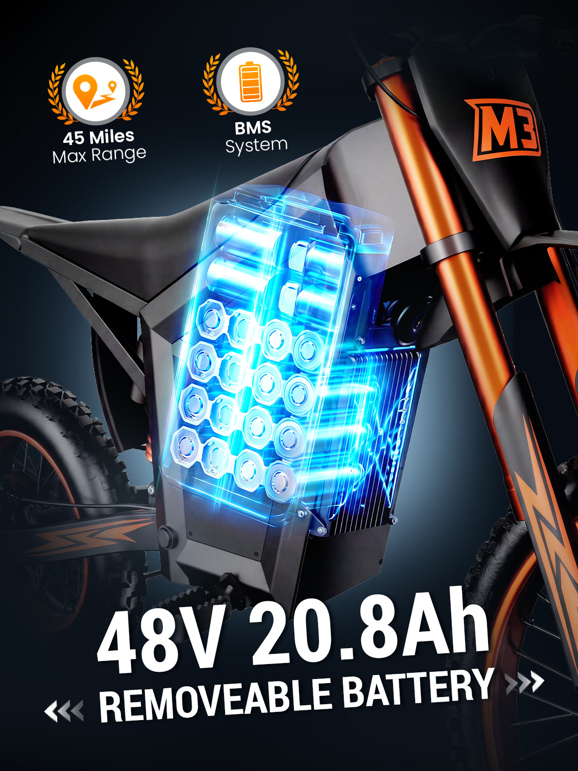 Electric Dirt Bike for Teens & Adults